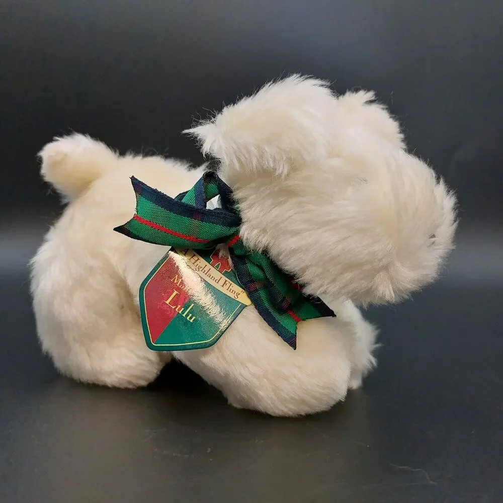 Vintage 1993 Muffy Vanderbear LULU Dog Plush Highland Fling Scottie Toy Tagged